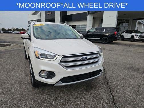 White Platinum 2018 Ford Escape Titanium