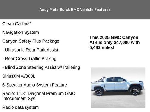 2025 GMC Canyon AT4