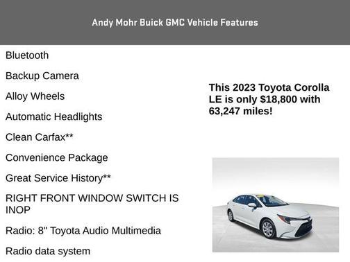 2023 Toyota Corolla LE