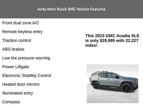 2023 GMC Acadia SLE