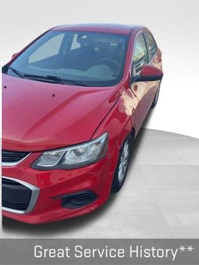 Red 2017 Chevrolet Sonic LT
