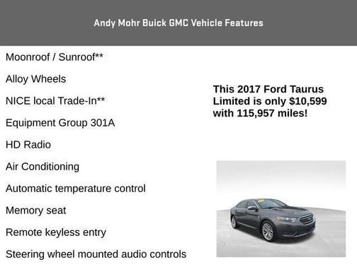 2017 Ford Taurus Limited