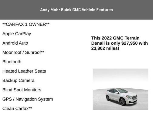 2022 GMC Terrain Denali