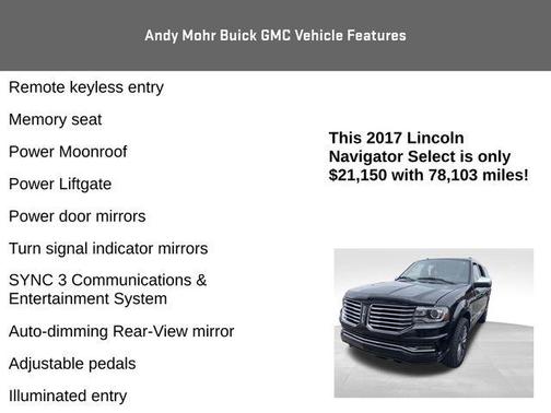 2017 Lincoln Navigator Select