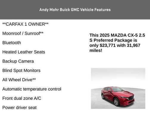 2025 Mazda CX-5 2.5 S Preferred Package