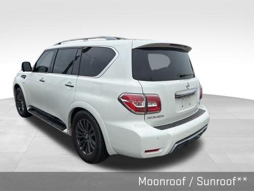 White 2019 Nissan Armada Platinum