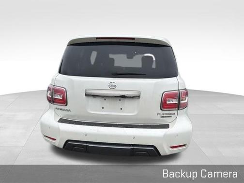 White 2019 Nissan Armada Platinum