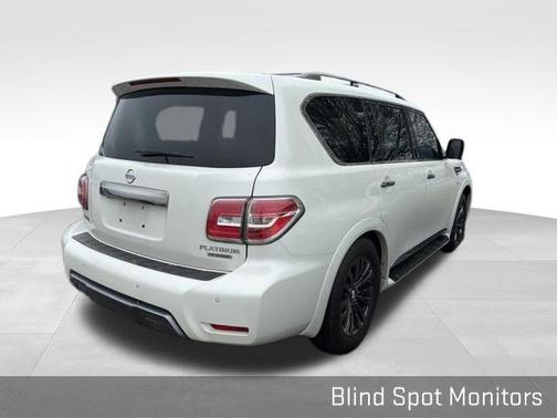 White 2019 Nissan Armada Platinum