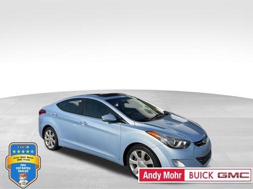 Blue Sky Metallic 2012 Hyundai ELANTRA Limited