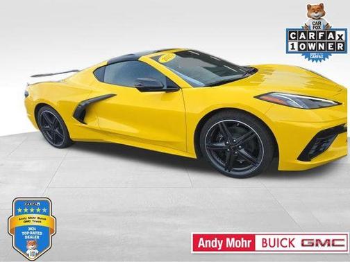 Yellow 2025 Chevrolet Corvette Stingray w/1LT