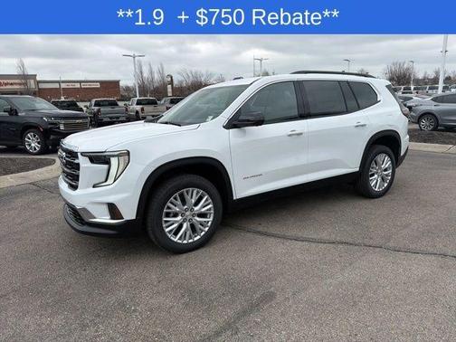 Summit White 2026 GMC Acadia Elevation