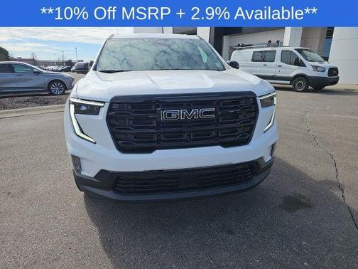 Summit White 2026 GMC Acadia Elevation