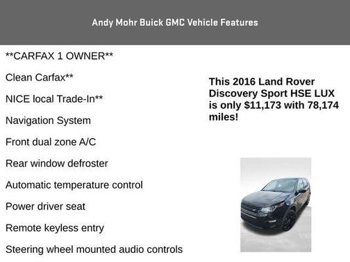 2016 Land Rover Discovery Sport HSE LUX