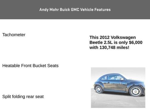 2012 Volkswagen Beetle 2.5L