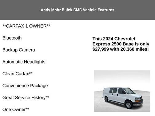 2024 Chevrolet Express 2500 Work Van