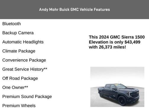 Titanium Rush Metallic 2024 GMC Sierra 1500 Elevation