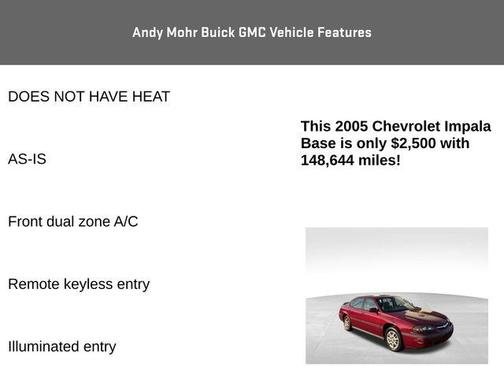 2005 Chevrolet Impala Base