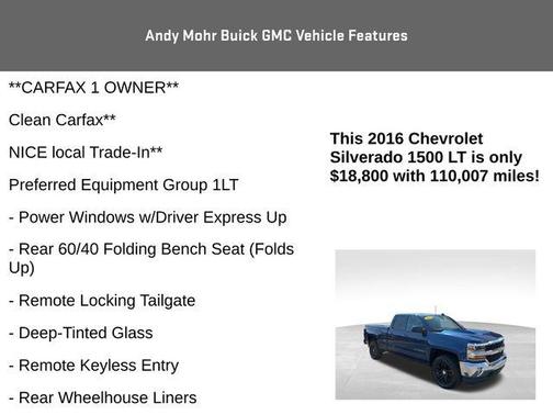 2016 Chevrolet Silverado 1500 LT