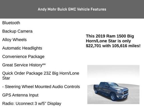 2019 RAM 1500 Big Horn
