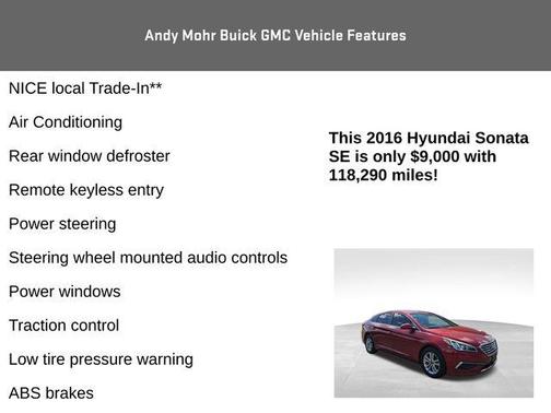 2016 Hyundai SONATA SE