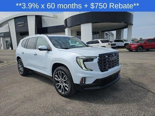 Glacier White 2026 GMC Acadia DENALI ULTIMATE