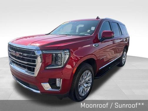 Volcanic Red 2023 GMC Yukon SLT