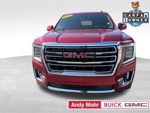 Volcanic Red 2023 GMC Yukon SLT