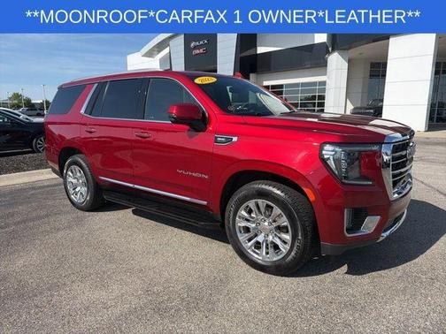 Volcanic Red 2023 GMC Yukon SLT