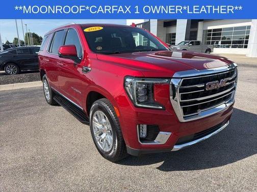 Volcanic Red 2023 GMC Yukon SLT