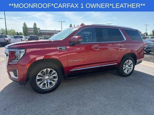 Volcanic Red 2023 GMC Yukon SLT