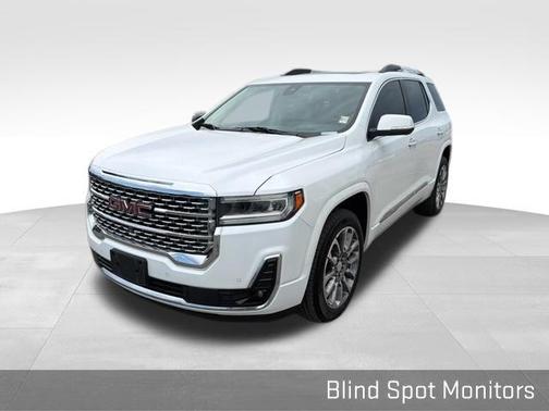 White Frost Tri-Coat 2023 GMC Acadia Denali