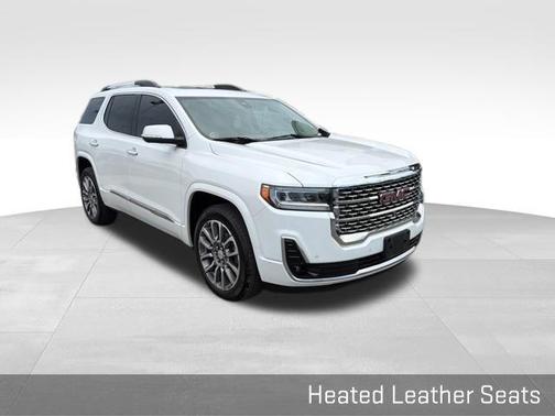 White Frost Tri-Coat 2023 GMC Acadia Denali
