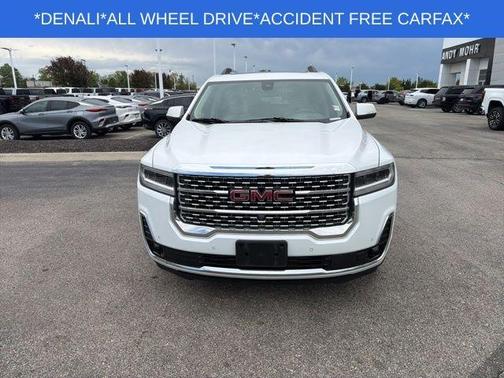 White Frost Tri-Coat 2023 GMC Acadia Denali