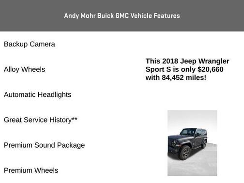 2018 Jeep Wrangler Sport