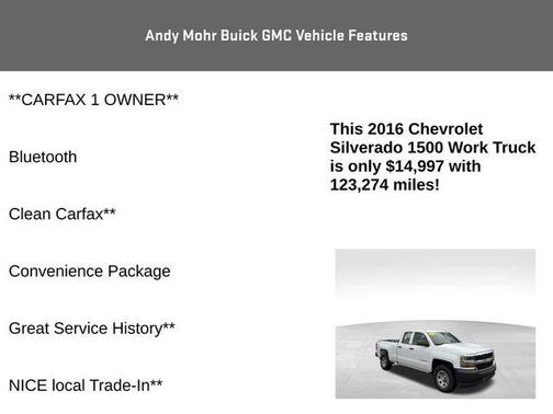 2016 Chevrolet Silverado 1500 WT