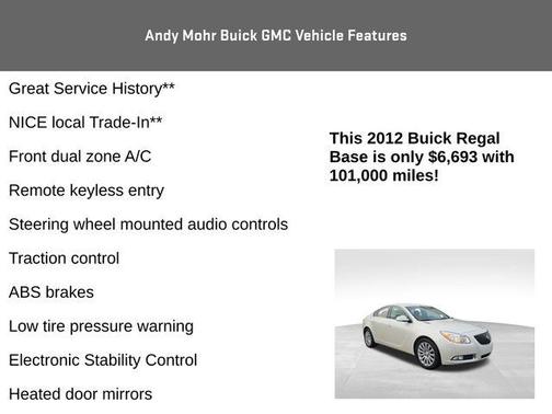 2012 Buick Regal Base