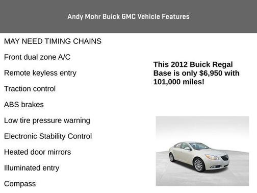 2012 Buick Regal Base