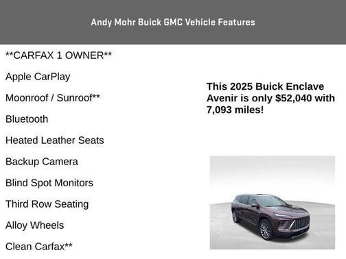 2025 Buick Enclave Avenir