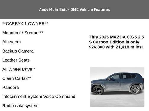 2025 Mazda CX-5 2.5 S Carbon Edition