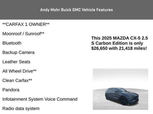 2025 Mazda CX-5 2.5 S Carbon Edition