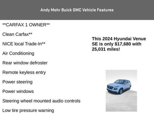 2024 Hyundai VENUE SE