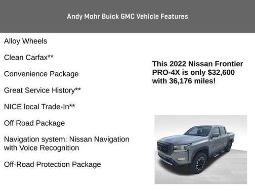 2022 Nissan Frontier PRO-4X