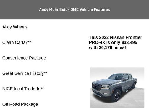2022 Nissan Frontier PRO-4X