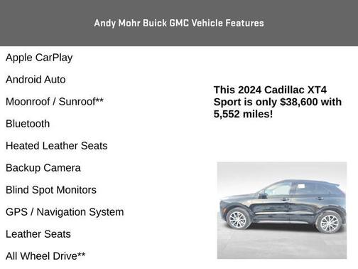 2024 Cadillac XT4 Sport