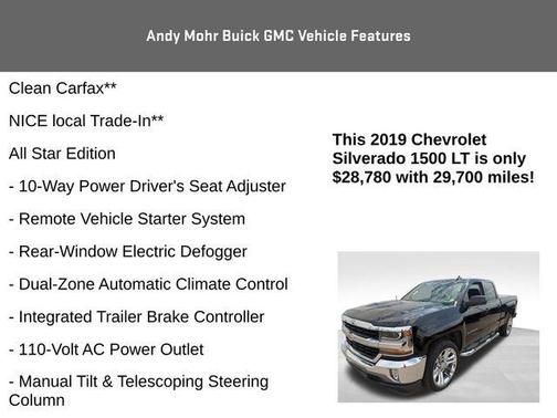 Black 2019 Chevrolet Silverado 1500 LD LT