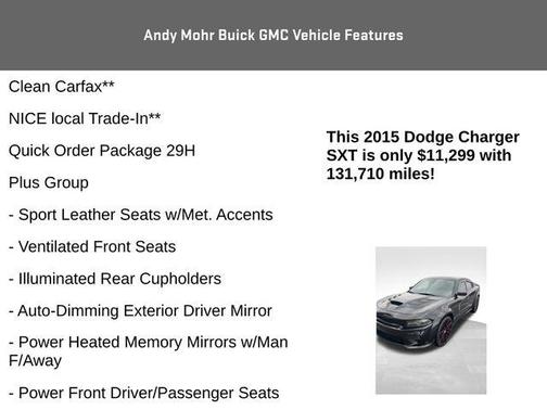 2015 Dodge Charger SXT