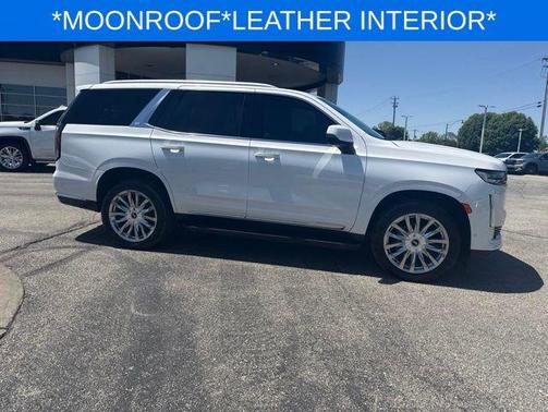 Crystal White Tri-Coat 2023 Cadillac Escalade Premium Luxury