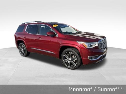 Crimson Red 2018 GMC Acadia Denali