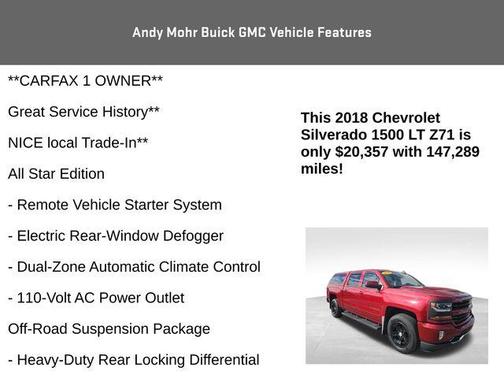 2018 Chevrolet Silverado 1500 LT