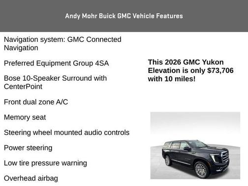 2026 GMC Yukon Elevation